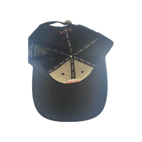 NWT Polo Ralph Lauren Dark Gray Classic Cotton Baseball Cap Logo Embroidered - Picture 2 of 6